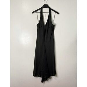 Burberry London Silk Halter Asymmetrical Mini Dress‎